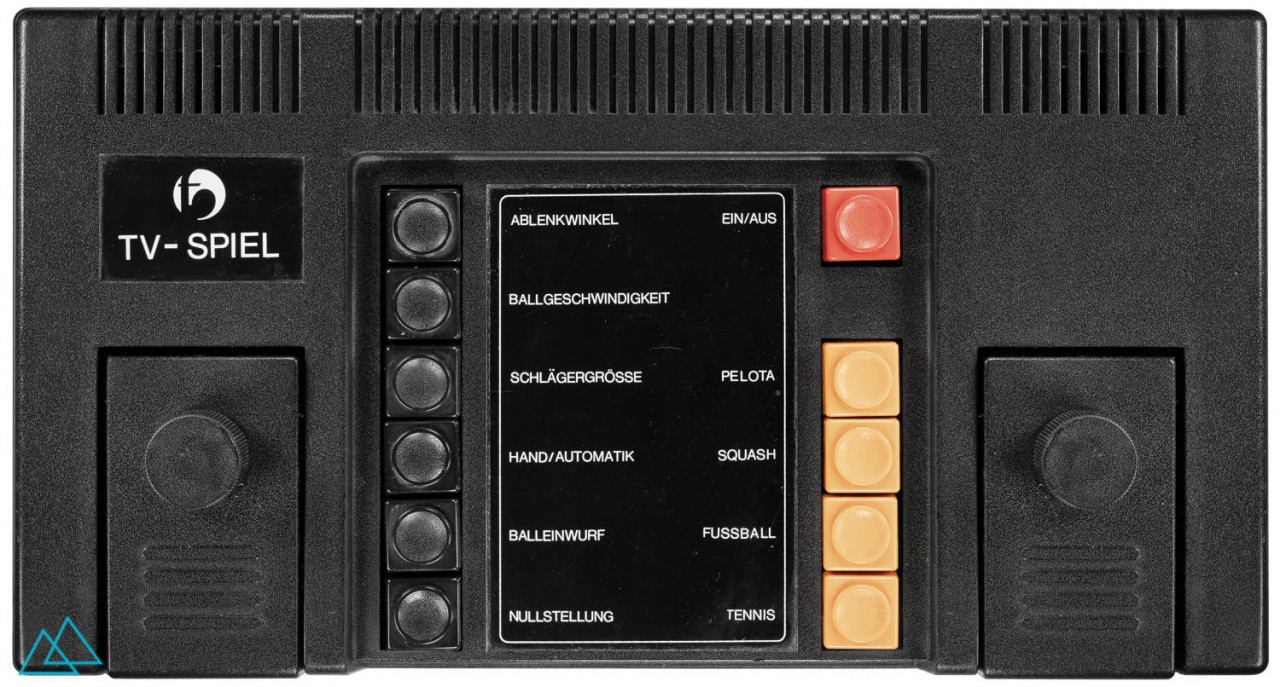 Top view of dedicated video game console RFT BBS-01 Bildschirmspiel