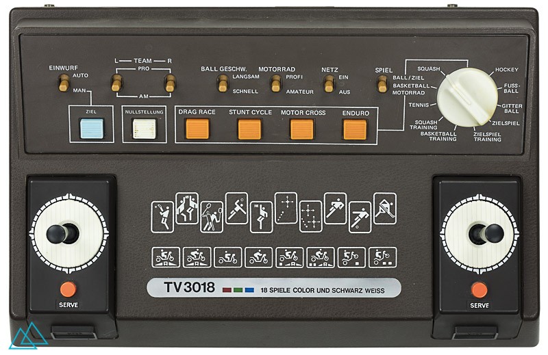 Top view dedicated video game console TV 3018 Color 40 6108