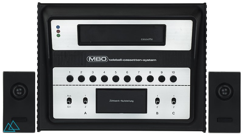 Top view PC-50x video game console MBO Teleball Cassetten System