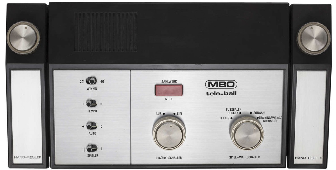 Top view dedicated video game console MBO tele-ball 0401