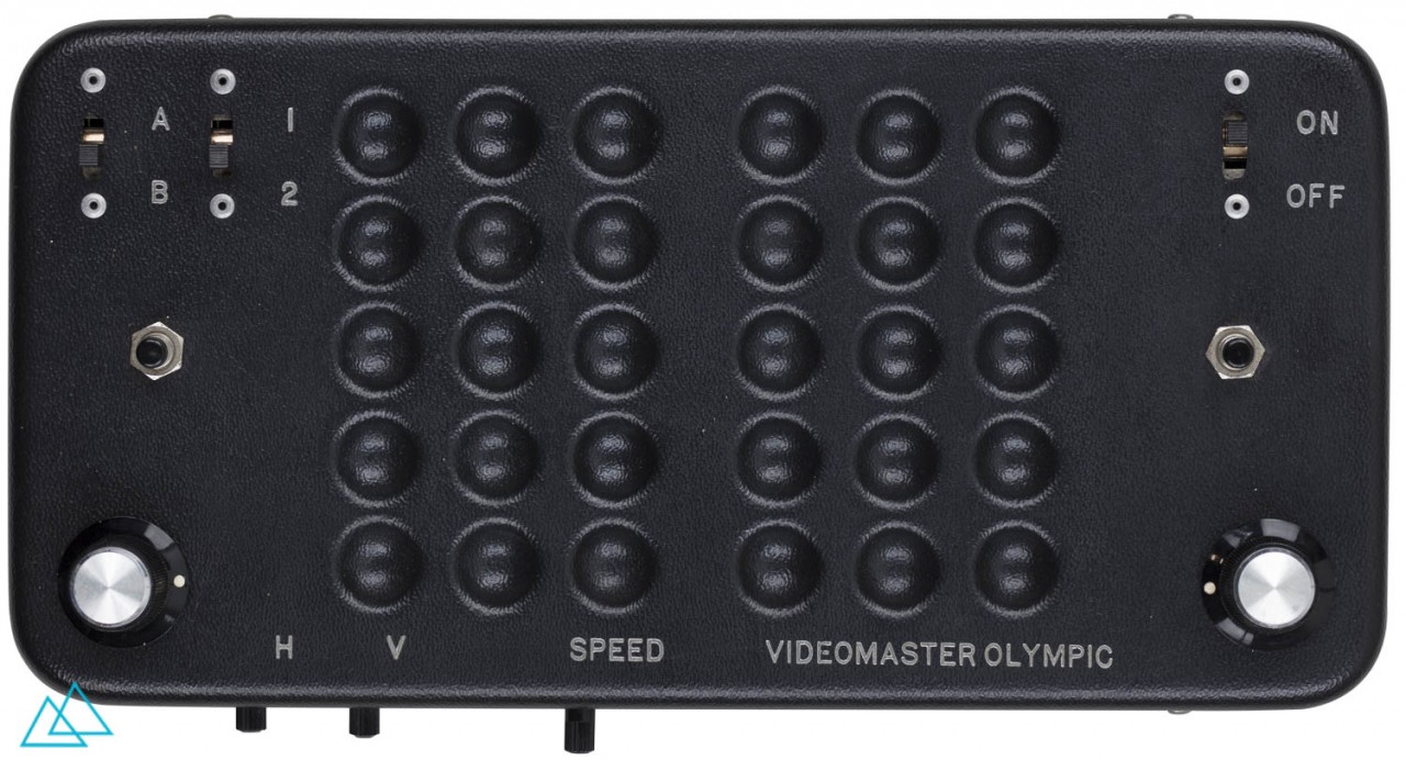 Top view dedicated video game console Videomaster Olympic VM3-D