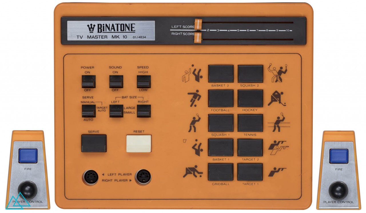 Top view dedicated video game console Binantone TV Master MK10 (01-4834)