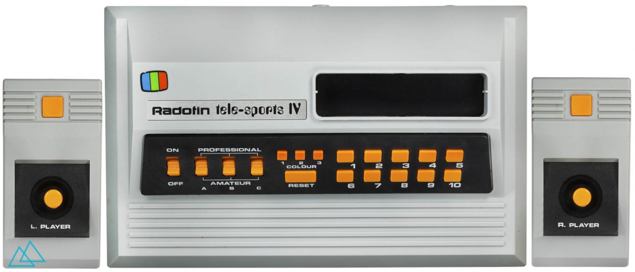 Top view PC-50x video game console Radofin Sports IV