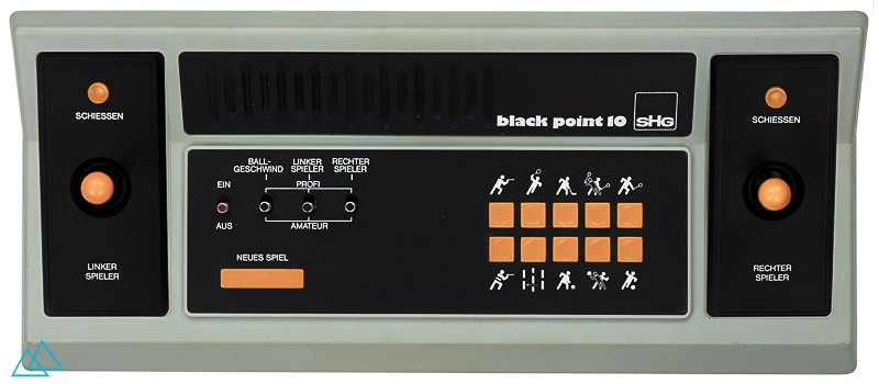 Top view Dedicated video game console S.H.G. Black Point Tele Sports 10 FS-1002